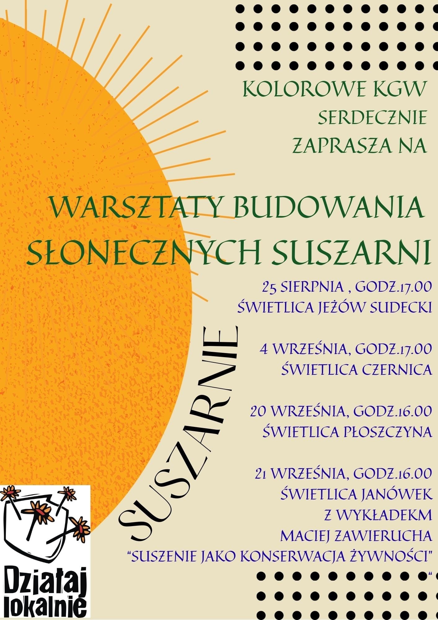 2025.08.28 Suszarnie niskonakładowe plakat