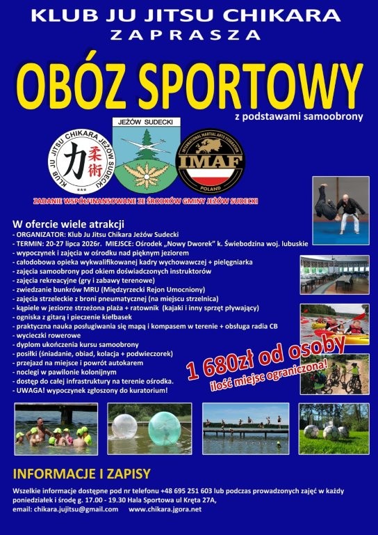 2026.02.18 Plakat obóz dla cywili Ju Jitsu