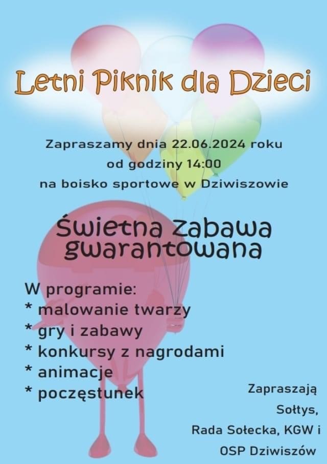 Piknik 22.06.2024 Dziwiszów