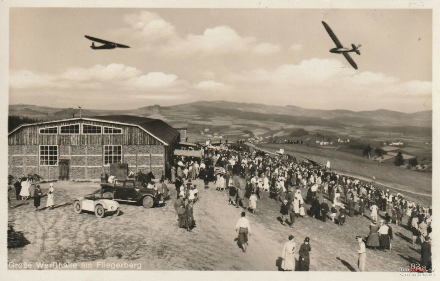 Lotnisko Jezow Sudecki na Gorze Szybowcowej Fotopolska Eu 1982